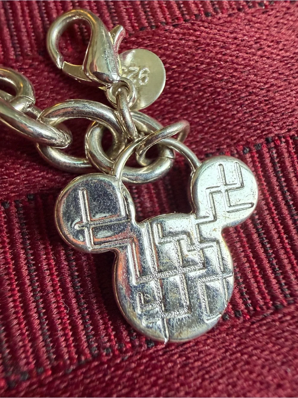 Disney Mickey Mouse 1928 Sterling Silver Charm Bracelet 925
